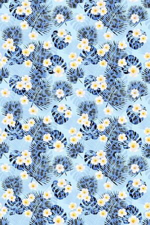 天堂鸟花印花华亿平台图片