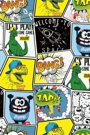 卡通印花华亿平台图片