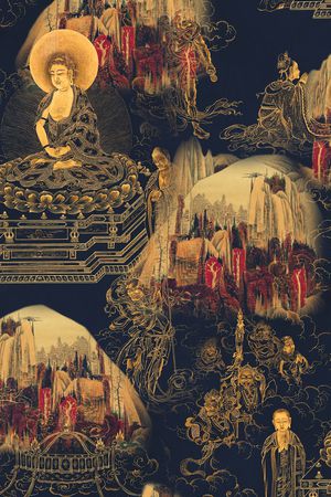 民族风印花华亿平台图片