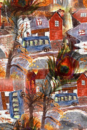 几何印花华亿平台图片