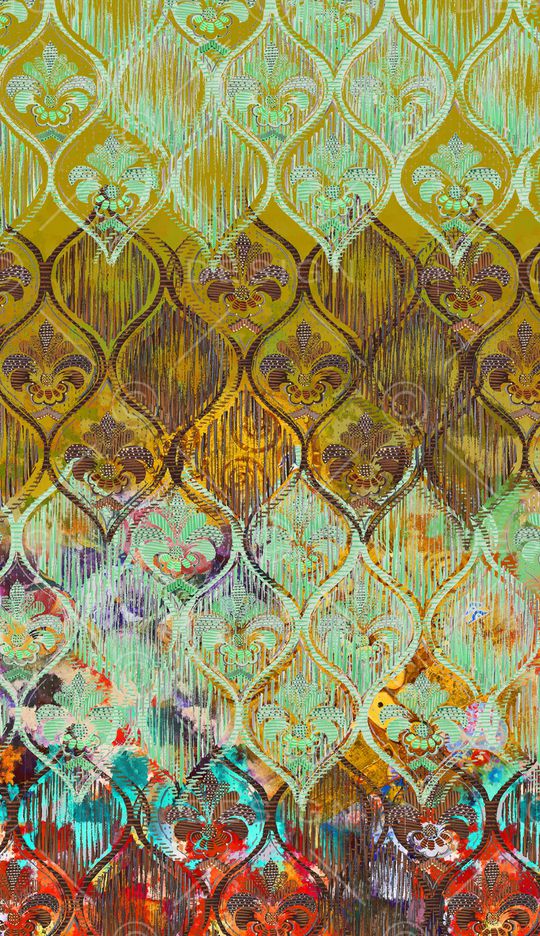 手绘印花华亿平台图片