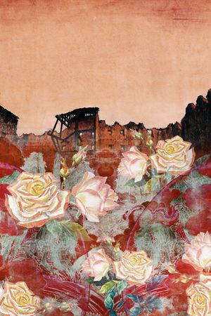 油画风印花华亿平台图片