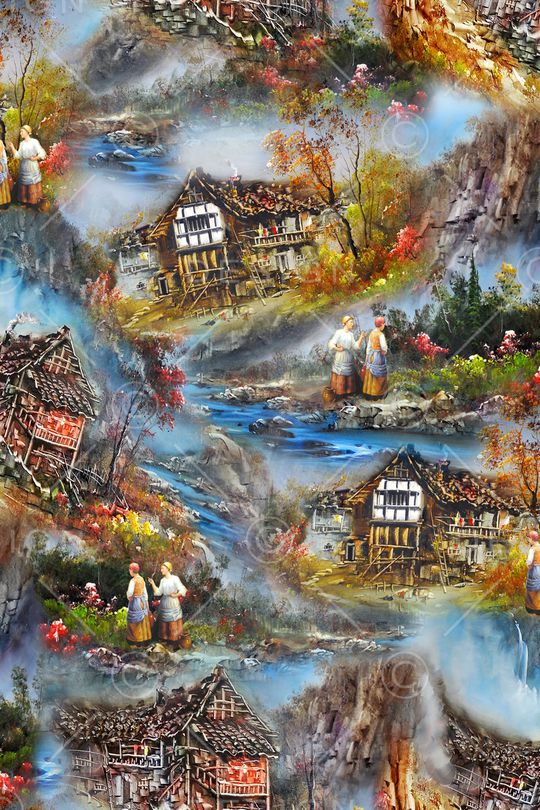 油画印花华亿平台图片