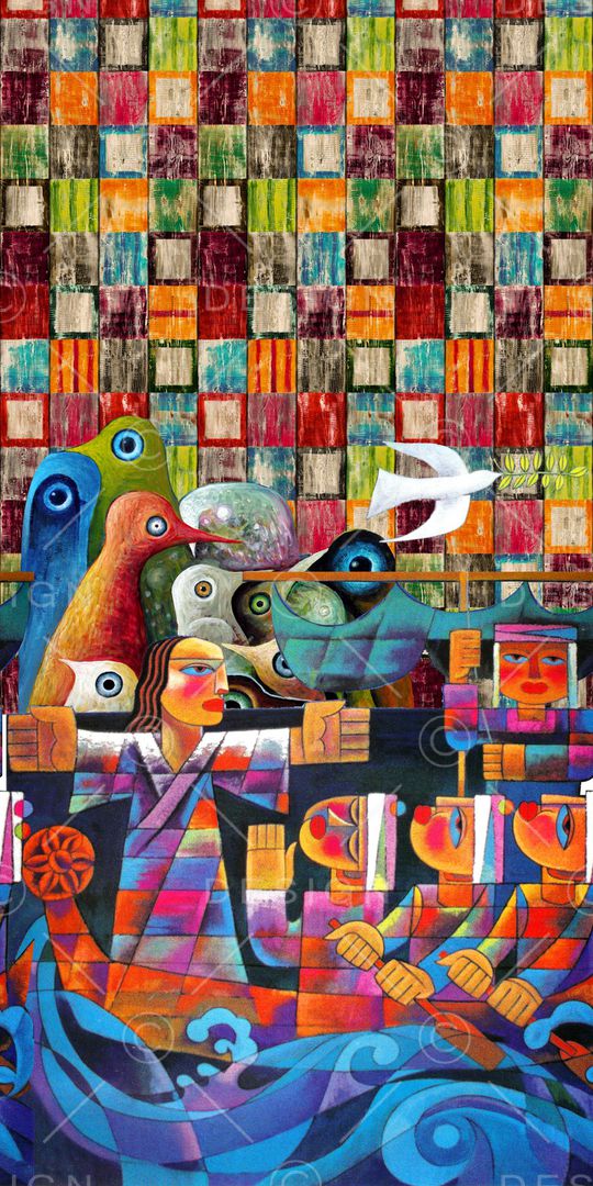 民族风印花华亿平台图片