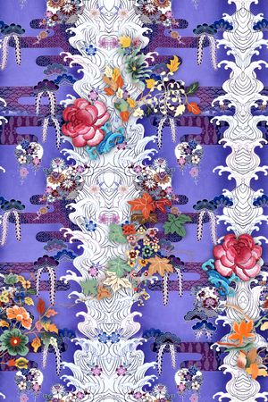 中国风印花华亿平台图片