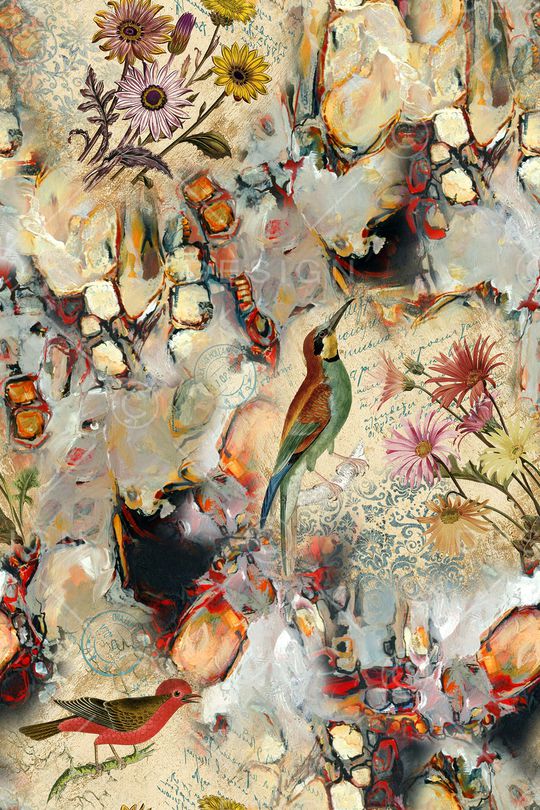 抽象印花华亿平台图片