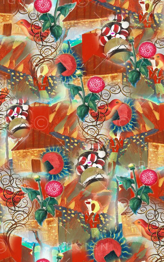 民族风印花华亿平台图片