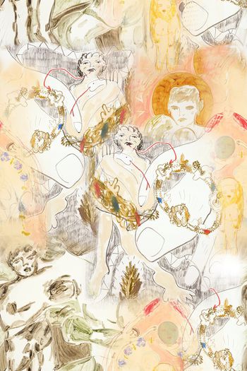 涂鸦印花华亿平台图片