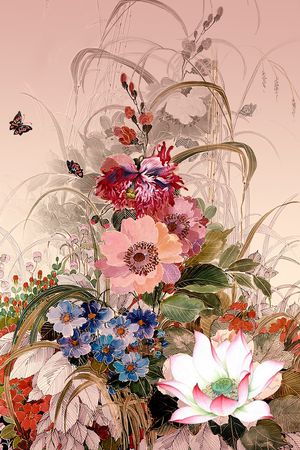 定位花印花华亿平台图片