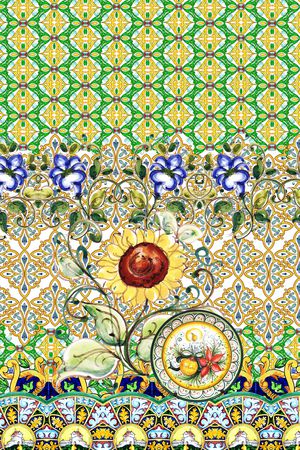 中国风印花华亿平台图片