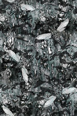 抽象纹理印花华亿平台图片