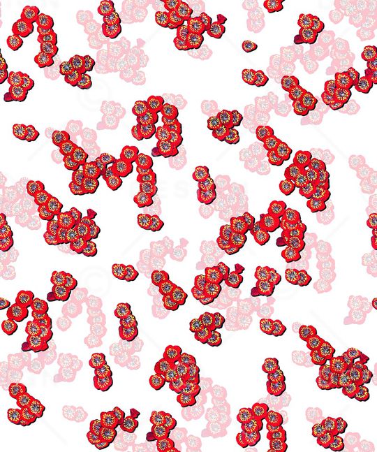 中国风印花华亿平台图片