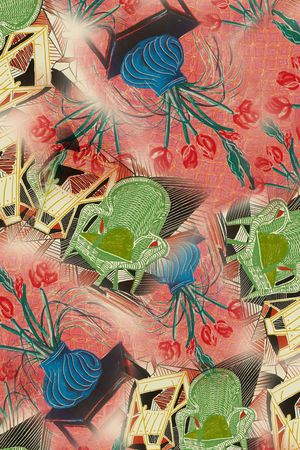 中国风印花华亿平台图片