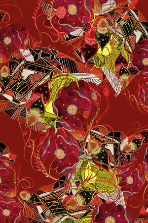 波西米亚印花华亿平台图片