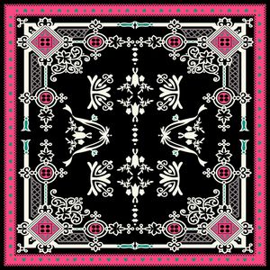 方巾印花华亿平台图片