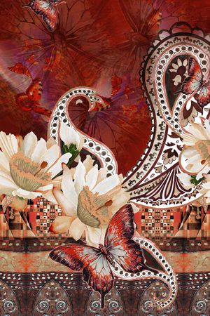 民族风印花华亿平台图片