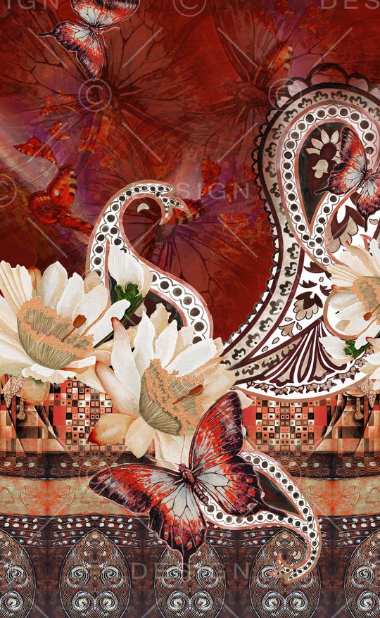 民族风印花华亿平台图片