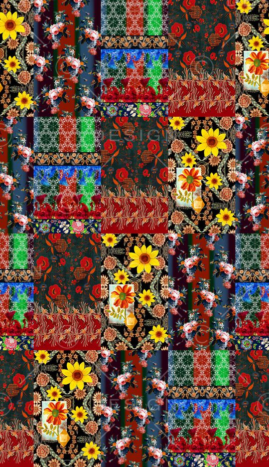 民族风印花华亿平台图片