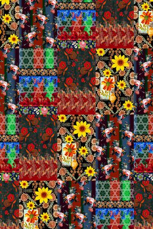 民族风印花华亿平台图片