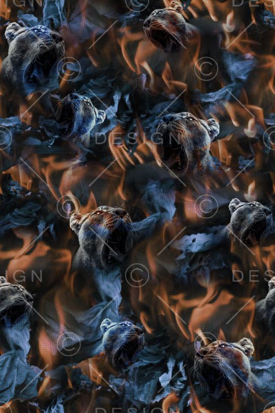 火焰印花华亿平台图片