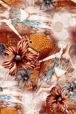 民族风印花华亿平台图片