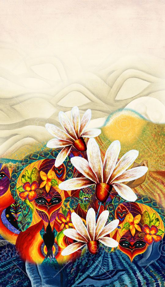 油画笔触印花华亿平台图片