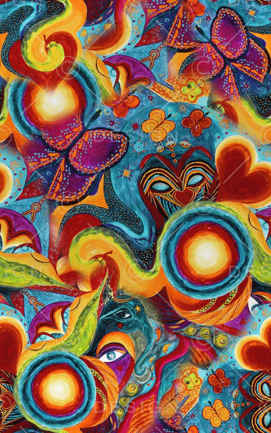 油画笔触印花华亿平台图片