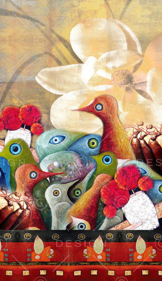 波西米亚印花华亿平台图片