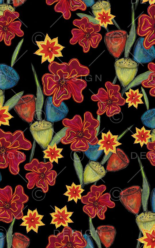 油画笔触印花华亿平台图片