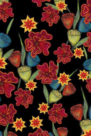 油画笔触印花华亿平台图片