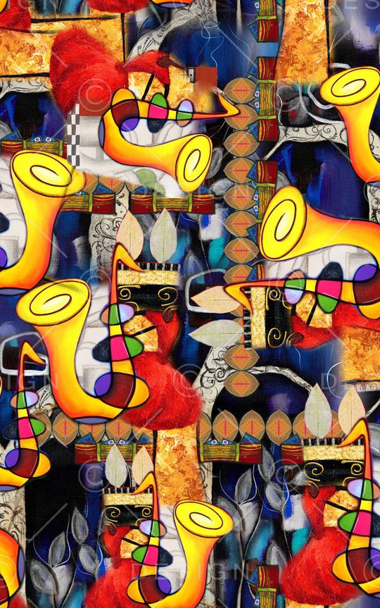 中国风印花华亿平台图片