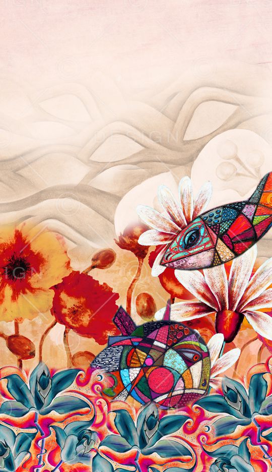 中国风印花华亿平台图片