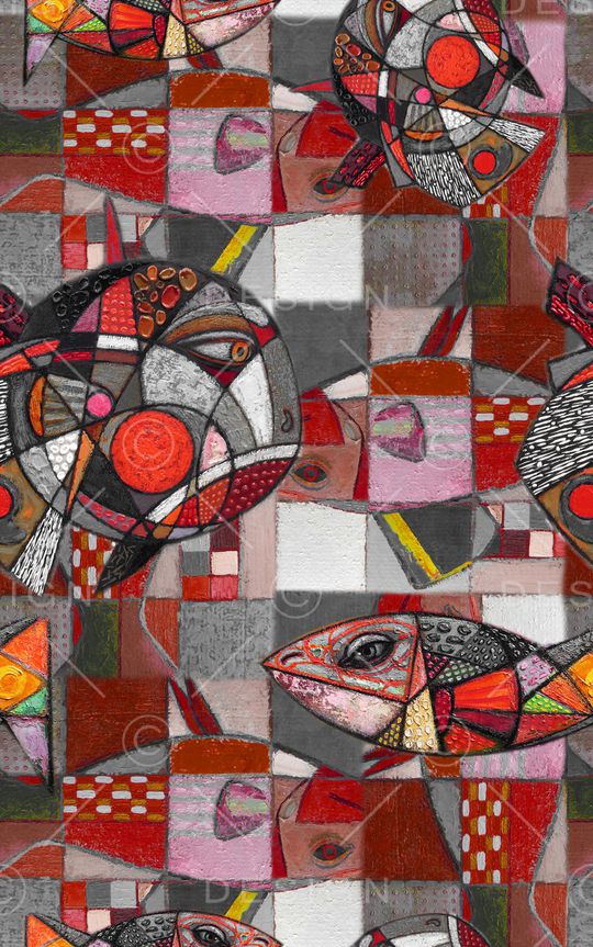 中国风印花华亿平台图片