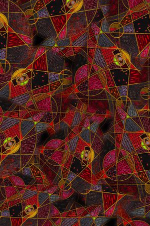 中国风印花华亿平台图片