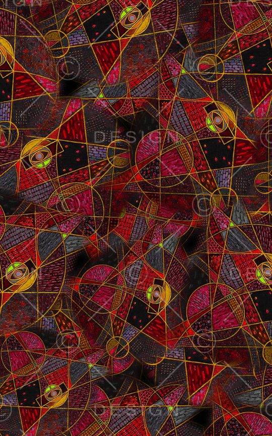 中国风印花华亿平台图片