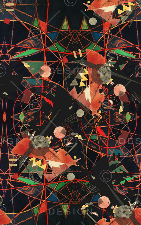 油画风印花华亿平台图片