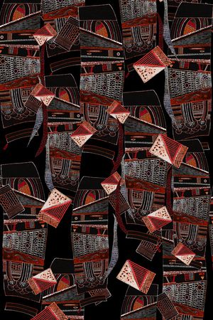 色块印花华亿平台图片