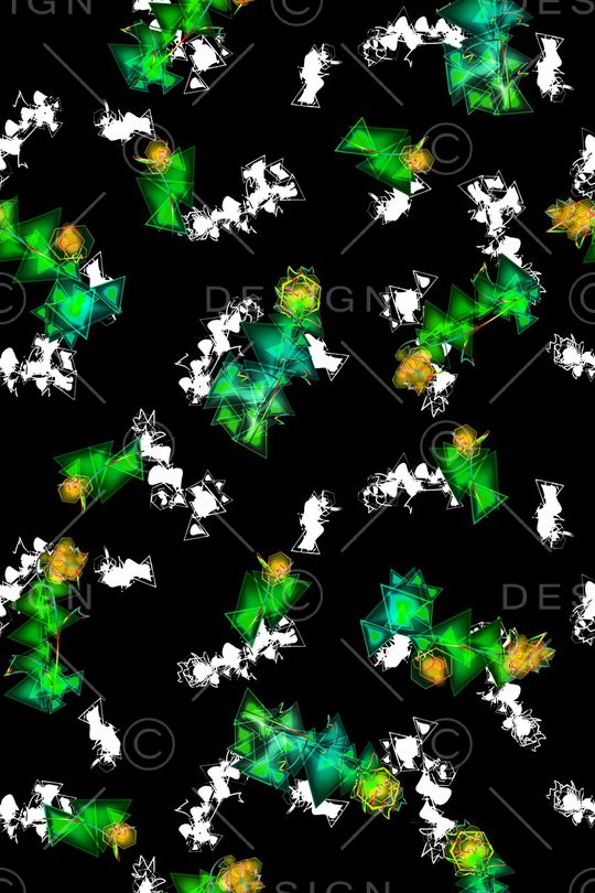 抽象艺术手绘印花华亿平台图片