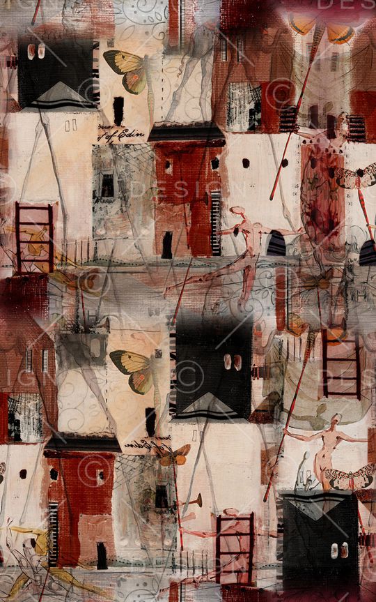 中国风印花华亿平台图片