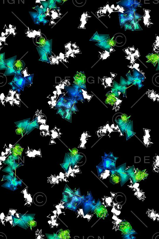 抽象艺术手绘印花华亿平台图片