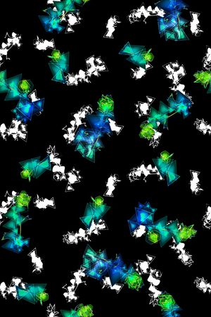 抽象艺术手绘印花华亿平台图片