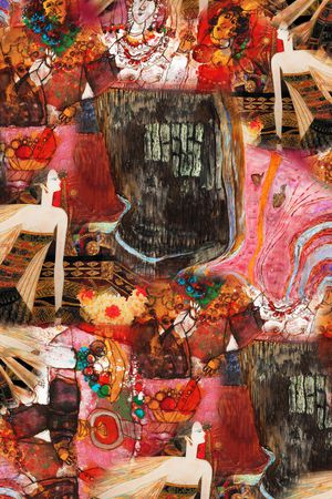 肌理印花华亿平台图片