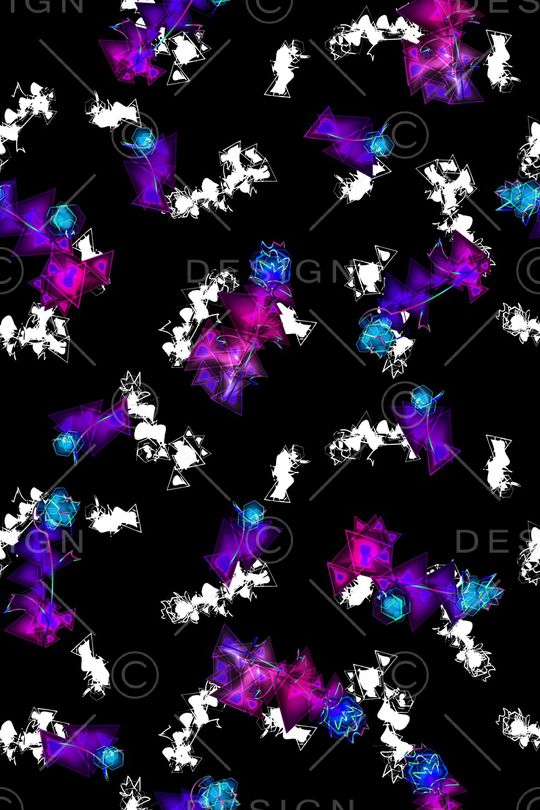 抽象艺术手绘印花华亿平台图片