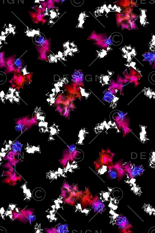 抽象艺术手绘印花华亿平台图片