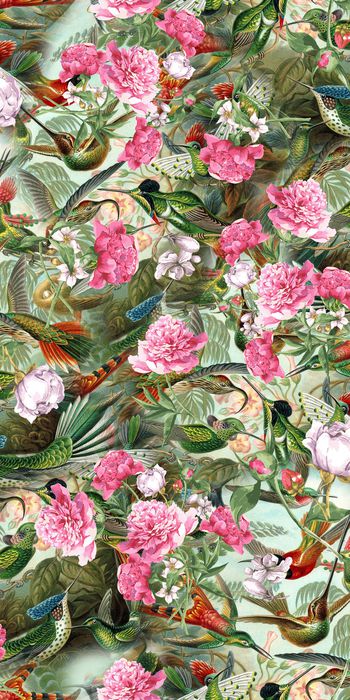 玉兰花印花华亿平台图片