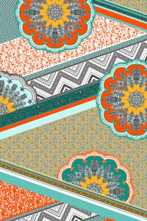 民族风印花华亿平台图片