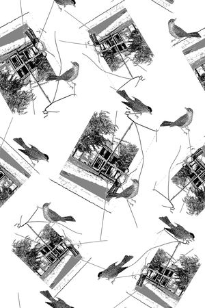 抽象纹理印花华亿平台图片