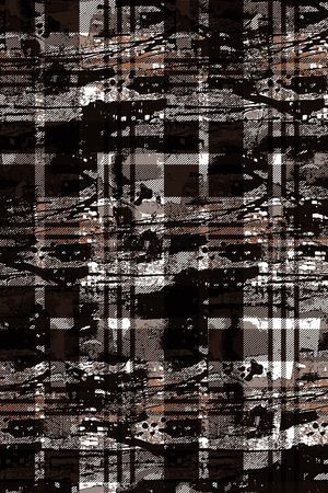 格子印花华亿平台图片