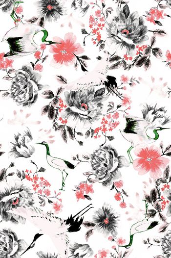 887252-时尚水彩仙鹤华亿平台-color 3