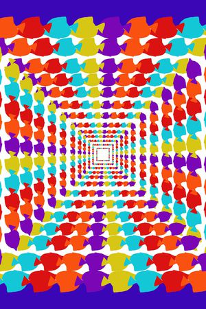 海洋元素印花华亿平台图片